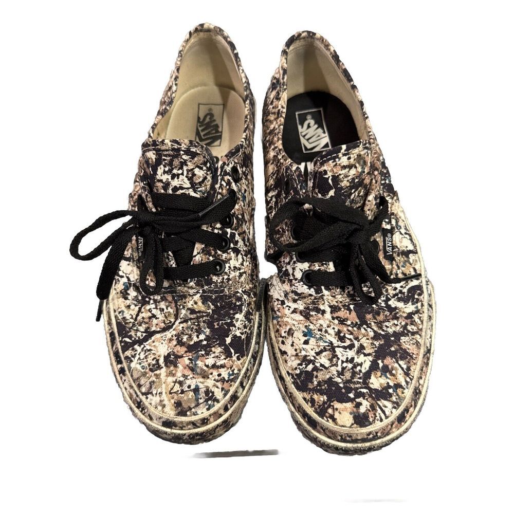 Size 9 VANS MoMA x Authentic Jackson Pollock